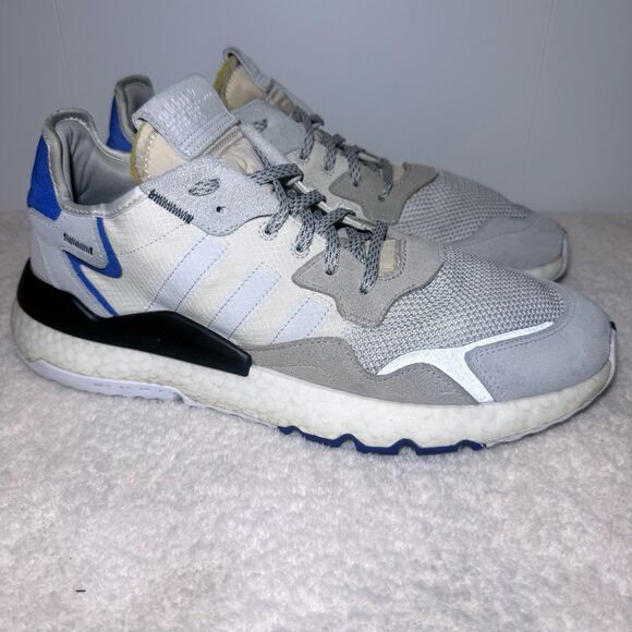 Adidas Nite Jogger Active Royal Blue Sneakers US Men's Size 13 - Picture 2 of 9